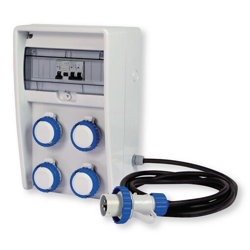 Quadro 4 prese 16A 220V